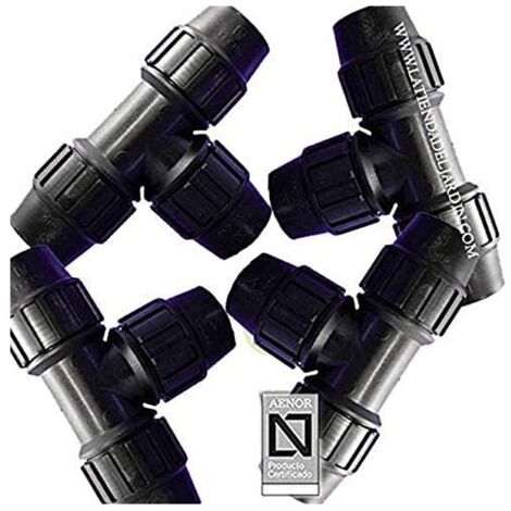 Raccord Coudé 90° 40mm Polypropylène PP Pour Tuyau PE - MONTERAL