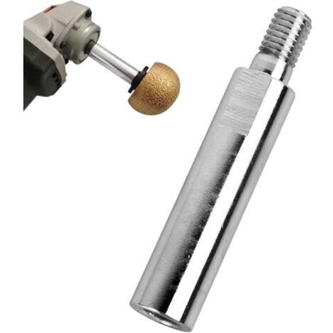 Lot de 4 Rallonge de Bielle pour Meuleuse d'Angle, M10 Extension de Meuleuse D'angle, Tige D'extension Rotative en Acier Inoxydable, Tige de Meuleuse D'angle Allongée, Accessoires de Polissage