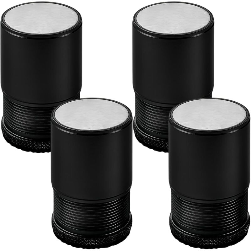 Lot de 4 Rehausseur de Meubles Réglable Métal, Rehausseur Pieds de Lit, Pieds de meubles pour Chaise, Table, Canapé, Caisson, Armoire de salle de
