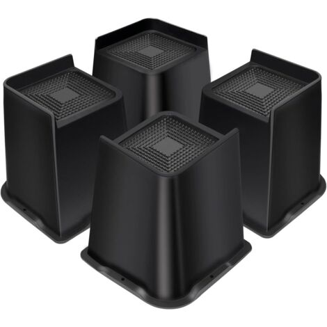 Lot de 4 rehausseurs de lit surdimensionnés et robustes en forme de L pour canapés, canapés, bureaux