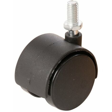 LOT DE 4 ROULETTE JUMELÉES BOULON DE 40 MM FIXMAN 275361