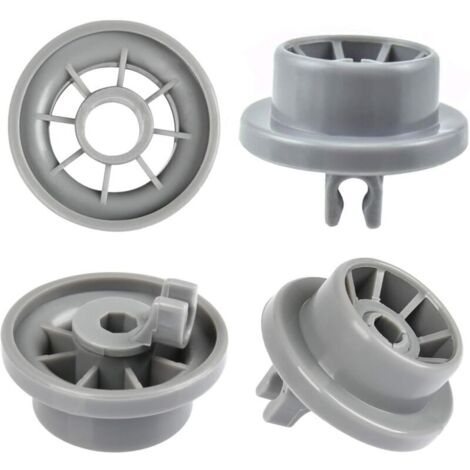 Lot de 4 Roulettes de Lave-vaisselle pour Panier Inférieur, Roues de Lave-vaisselle pour Siemens, Bosch 165314