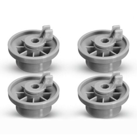 Lot de 4 Roulettes de Lave-vaisselle pour Panier Inférieur, roulettes panier lave-vaisselle,Roues de Lave-vaisselle pour Siemens, Bosch 165314