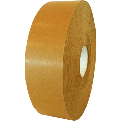 Lot de 4 Ruban adhésif  kraft 80gr/m2 75mm x 450M Havane
