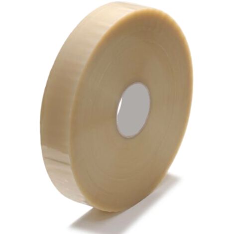 Lot de 4 Ruban adhésif PET 85% recyclé réduction matière plastique 19µ 75mm x 1500M Transparent
