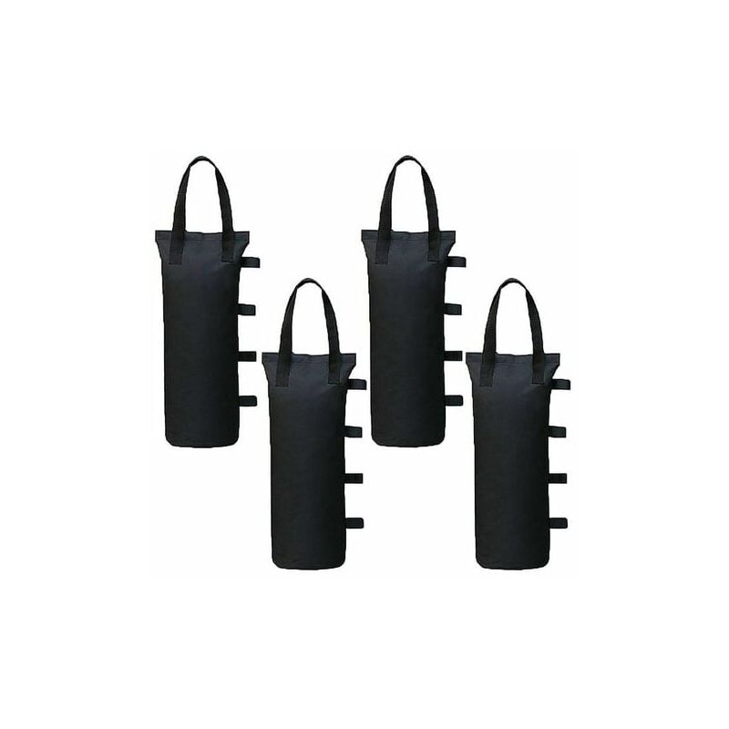 Lot de 4 sacs de lestage pour gazebo, tonnelle, pavillon, jambes de tente, pare-soleil et parasol avec du sable.