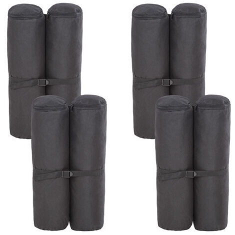 Lot de 4 sacs de lestage - sac de sable, sac de poids, sac de fixation