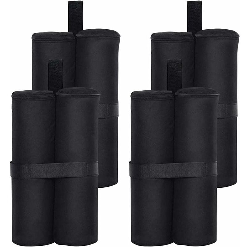 Lot de 4 sacs de sable pour gazebo de qualité industri poids lourds à double couture pour sac de sable pour tente Pop Up Canopy sac de pieds lestés