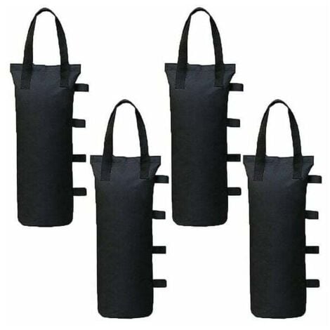 RWOYTHK Lot de 4 sacs de sable pour pavillon, Pieds de support de tonnelle, Sac de sable épais Oxford 600D, À remplir, Lestage, Double couture, Haute performance, pour Tonnelle de Jardin Exterieur, Tonnelle,