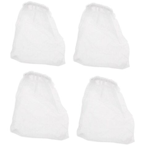 Lot de 4 sacs en nylon pour aspirateur de gravier d'aquarium
