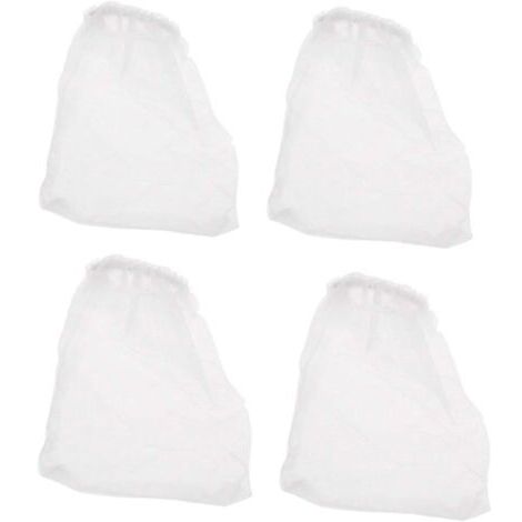 Lot de 4 sacs en nylon réutilisables pour aspirateur de graviers d'aquarium
