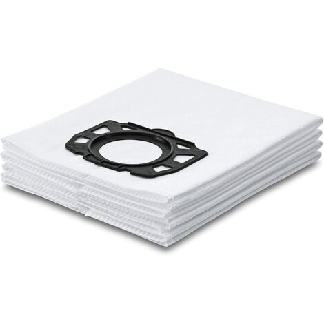 Lot de 4 sacs filtrants en coton Kärcher pour aspirateurs multifonctions eau et poussière WD 4, WD 5, WD 6, WD 4290, 5200 M, 5300 M et 5600 MP-AquaForge