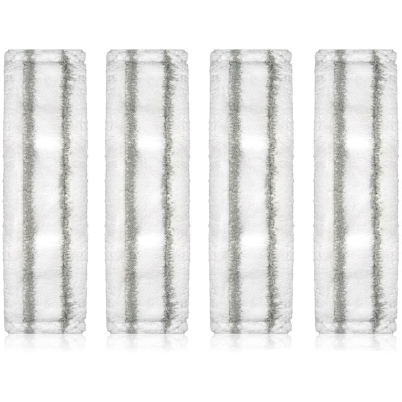 Keyoung - Lot de 4 serpillères de rechange en microfibre pour aspirateur de fenêtre Kärcher WV1WV2WV5, 275 x 70 mm - Élimine efficacement la saleté
