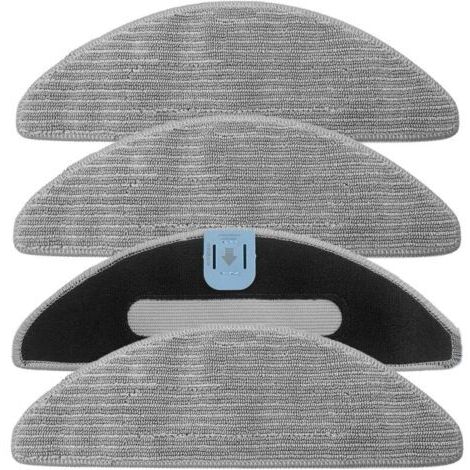 Lot de 4 serpillères de Rechange pour iRobot Roomba i5 j5+ aspirateur
