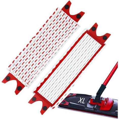 Lot de 4 serpillières de rechange en microfibre pour serpillère Vileda Ultramax.