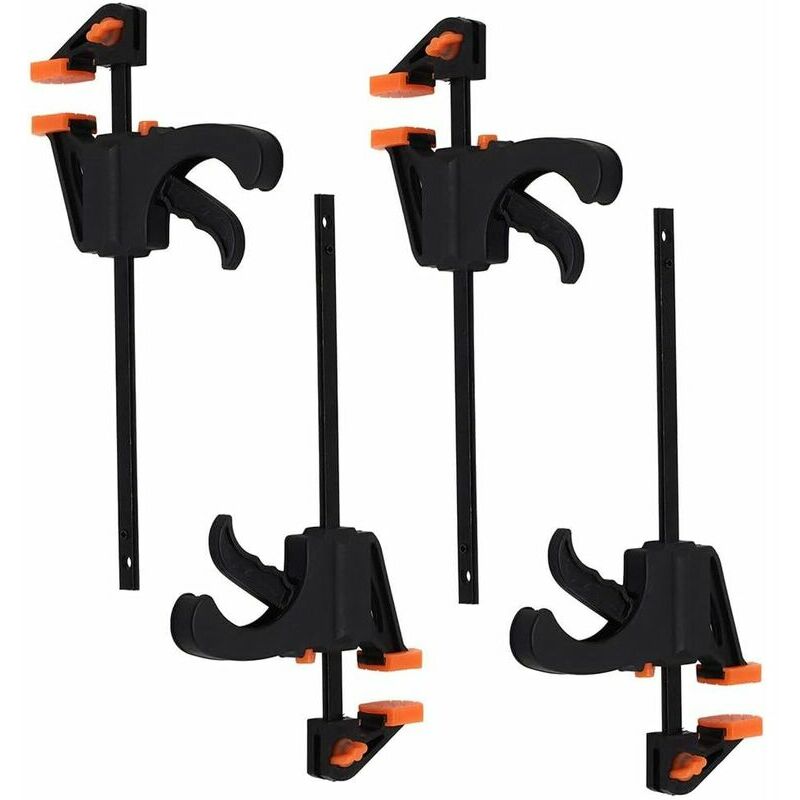 Trimec - Lot de 4 Serre-Joints à Serrage Rapide 60 mm x 300 mm