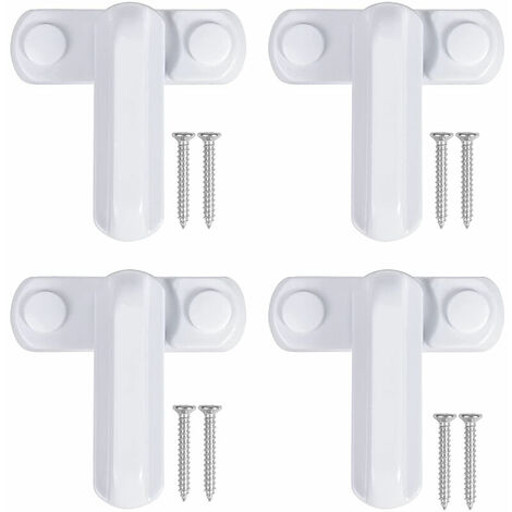 Lot de 4 Serrure de Fenêtre en Alliage D'aluminium Loquets Bloque pour Portes Placards Fenêtres avec VisPETITES ECREVISSES thsinde