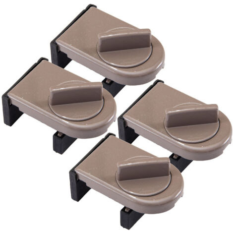 10 pcs serrure de porte coulissante, verrouillage de sécurité pour bébé