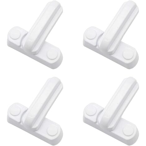 READCLY Lot de 4 Serrures Loquets Bloque Poignee Sécurité Domestique Supplémentaire Remplacement Pour Maison Portes Placards Fenêtres