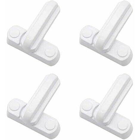Lot de 4 Serrures Loquets Bloque Poignee Sécurité Domestique Supplémentaire Remplacement Pour Maison Portes Placards Fenêtres DRIVE