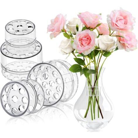 Lot de 4 supports de tige en spirale Ikebana pour fleurs, kit de bouquet de mariage à faire soi-même, support de tige Ikebana en spirale pour fleurs, bouquet, Twister Ikebana, outils de bouquet