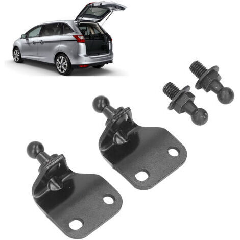Lot de 4 supports de vérin à gaz pour capot Nissan 350Z 2003-2008 – Métal – Installation facile – Goujon à rotule 10mm
