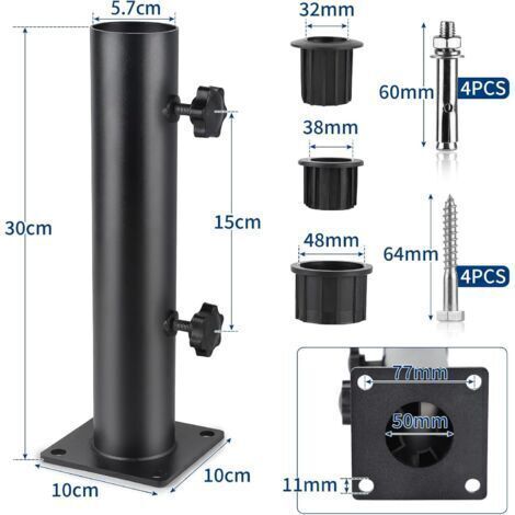 Lot de 4 supports d'étagères murales en métal, 8 pouces, support d'étagère robuste, supports rustiques en forme de L, étagères flottantes pour cuisine à domicile avec vis