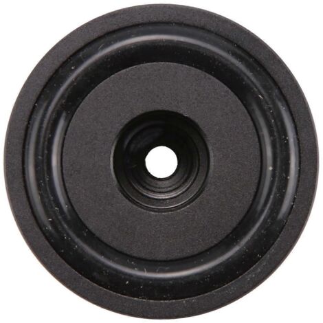 Lot de 4 supports d'isolation pour enceintes Hi-Fi en aluminium 40 x 20 mm (noir)