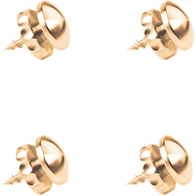 Lot de 4 Supports miroirs réglables Laiton - L'Attachante