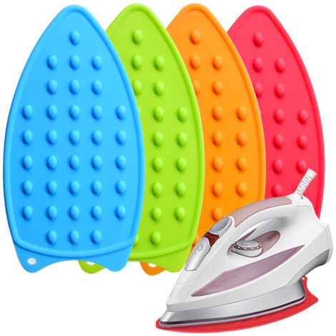Lot de 4 tapis de repassage en silicone, résistants à la chaleur et plus épais. S'adaptent parfaitement aux planches et tapis de repassage.