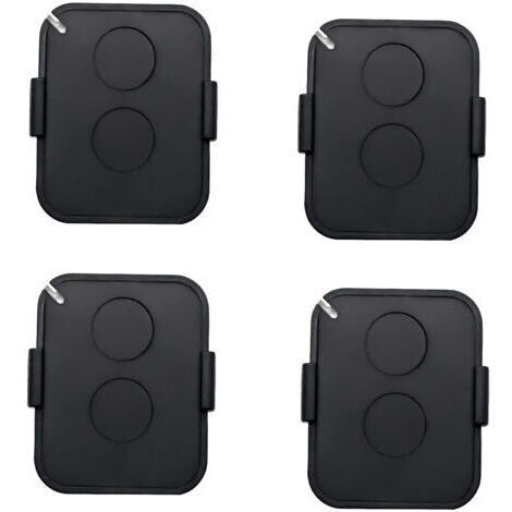 Lot de 4 Télécommande , 2 Canaux Télécommande Portail 433MHz avec Code Tournant Sécurisé, Compatible avec Récepteurs Automatisés