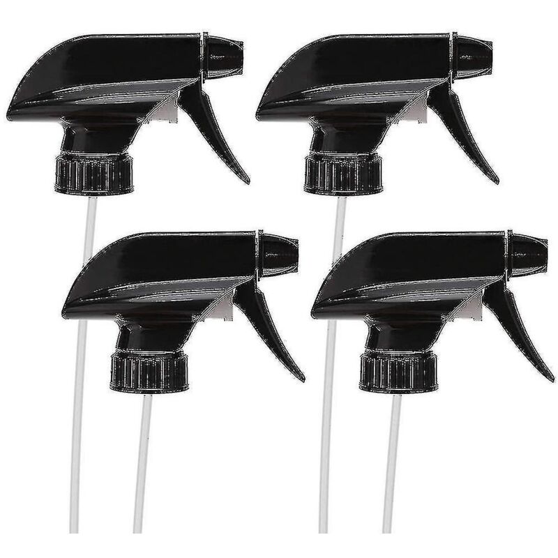 Lot de 4 têtes de pulvérisation en plastique de rechange pour bouteille en verre ou en plastique