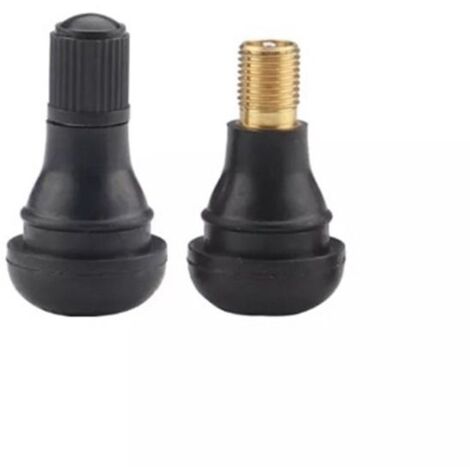 Lot de 4 tiges de valve de pneu sans chambre à air en caoutchouc TR412 universelles à clipser pour pneus de voiture, accessoi-6654