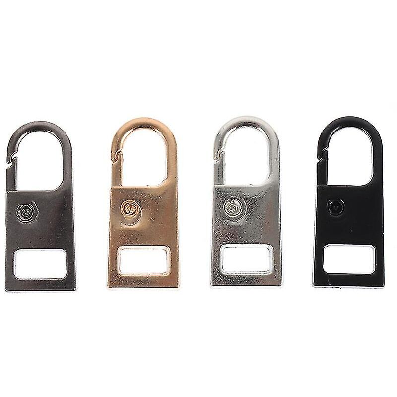 Lot de 4 tirettes de fermeture éclair en métal
