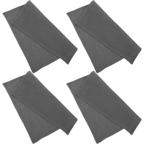 Lot de 4 torchons de Cuisine absorbants en Coton à Motif gaufré
