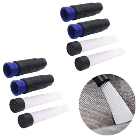 Lot de 4 Tubes de Paille pour Aspirateur Multifonctions Décapant de Brosse à Poussière, Accessoire d'Aspirateur Universel Portable Outils de Nettoyage Ménagers