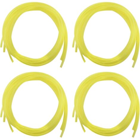 Lot de 4 tuyaux carburant  Tuyau d'essence, tuyau d'huile, diesel Pièce rechange pour machines -