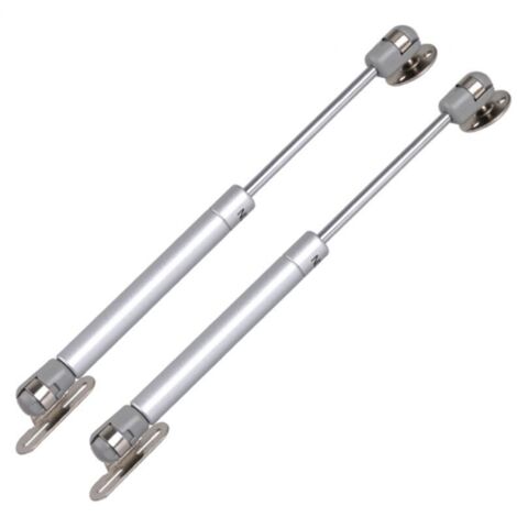Lot de 4 vérins à gaz hydrauliques 100 N pour meubles, vérins à gaz pour portes d'armoires de cuisine, bras pneumatiques pour levage