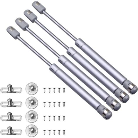 Lot de 4 vérins hydrauliques 100N, amortisseurs pour portes d'armoires