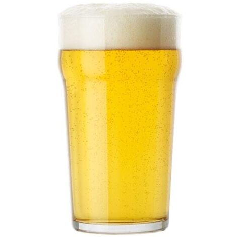Lot de 4 verres à bière non profilés / Verres à bière - 57 cl - 1 pinte