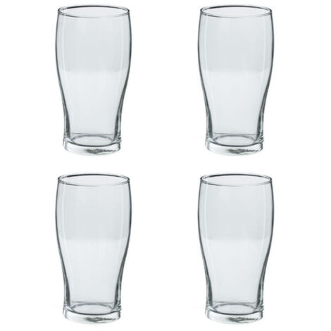 Lot de 4 Verres à Bière "Pinte" 57cl Transparent