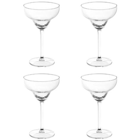Lot de 4 Verres à Cocktails "Margarita" 30cl Transparent