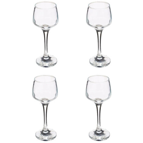 Lot de 4 Verres à Liqueur "Elaya" 9cl Transparent