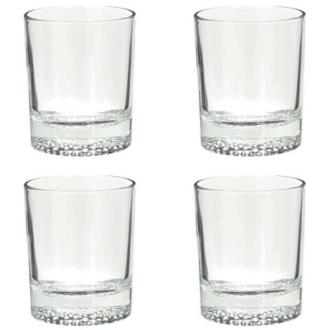 Lot de 4 Verres à Whisky "Artico" 30cl Transparent