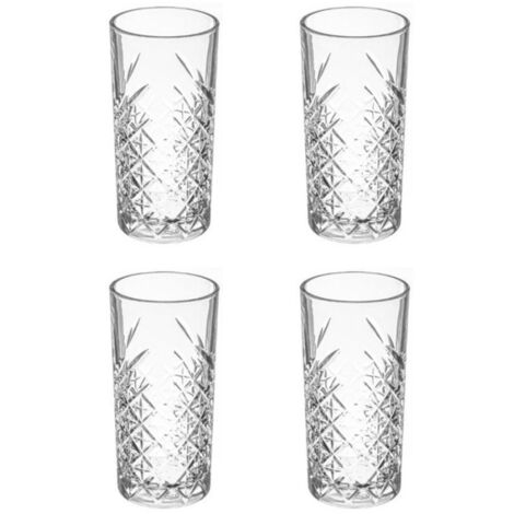 Lot de 4 Verres à Whisky "Timeless" 45cl Transparent