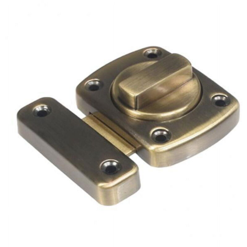 Lot de 4 verrous de porte d'entrée en acier inoxydable, taille l, bronze
