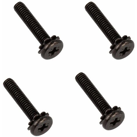 Lot de 4 vis pied à raccord – Fixation robuste pour télévisions LG – Installation facile et sécurisée – Compatible avec plusieurs modèles