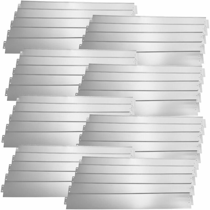 Lot de 40 bordures pour jardin acier galvanisé 40 m