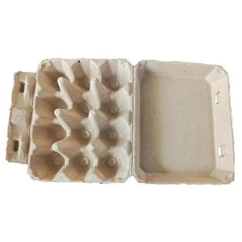 Lot de 40 cartons à œufs vierges vintage - Style classique 3x4 pouvant contenir 12 œufs, conception robuste fabriquée à partir de matériaux recyclés