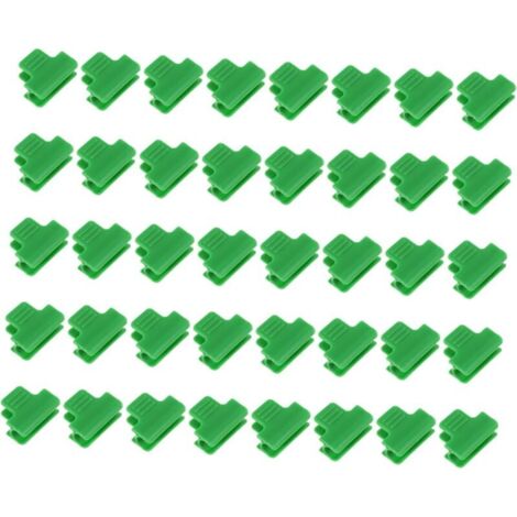 Lot de 40 colliers de serrage pour serre, serre-tubes, serre-film, serre-ombre, serre-plantes, accessoires de serre, pinces de support de jardin